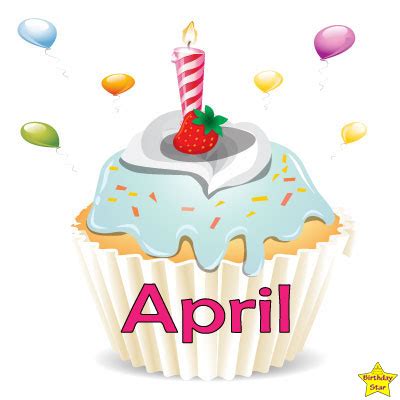 april birthday clip art free